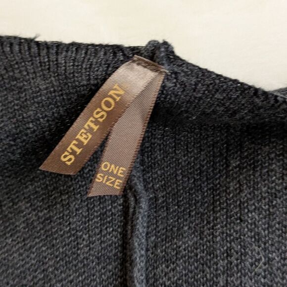 Stetson Cotton Cashmere Wrap Poncho Cape Shawl Top Boho Western Aztec OS - Picture 4 of 8